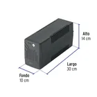 No Break 700 VA / 360 W con 6 contactos, VOLTECK 3