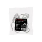 Bolsa con 10 guardacabos para cable de acero de 1/4', FIERO 5