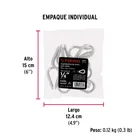Bolsa con 10 guardacabos para cable de acero de 1/4', FIERO 6