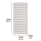 Panel ranurado 60 x 140 cm, TRUPER 3