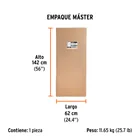 Panel ranurado 60 x 140 cm, TRUPER 6