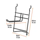 Rack para discos abrasivos 4-1/2', TRUPER 3