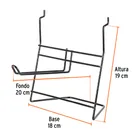 Rack para discos abrasivos 7 y 9', TRUPER 2