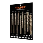 Exhibidor TRUPER de brocas de concreto 1
