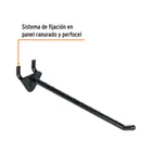 Gancho de plástico para perfocel y para ranurado, 6', TRUPER 2