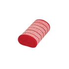 Rollo de 25 m de jerga sarga gruesa roja, KLINTEK 1