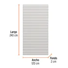 Panel ranurado 120 x 240 cm TRUPER 3