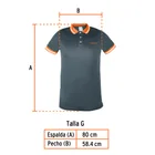 Playera polo performance para hombre, gris, G, TRUPER 4