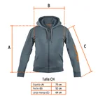 Sudadera gris para caballero, talla CH, TRUPER 4