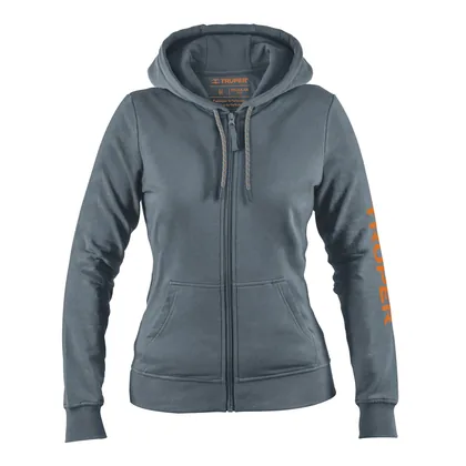Sudadera gris para dama, talla M, TRUPER