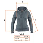 Sudadera gris para dama, talla G, TRUPER 4