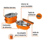 Lonchera térmica con 3 contenedores de acero inoxidable 2