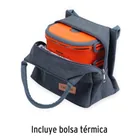 Lonchera térmica con 3 contenedores de acero inoxidable 5