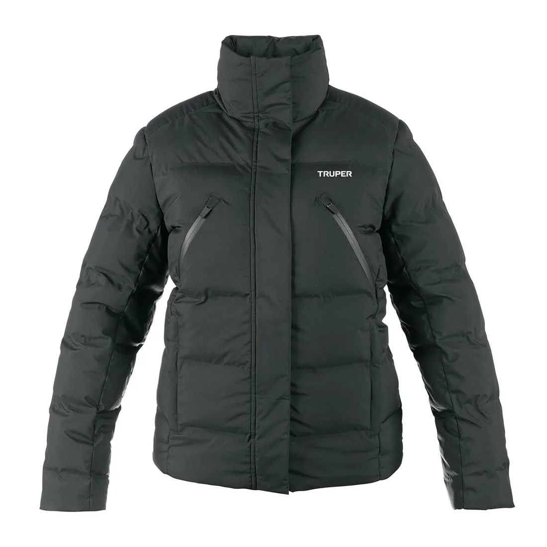 Chamarra acolchada térmica para mujer, negra, M, TRUPER