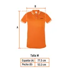 Playera polo performance para hombre, naranja, M, TRUPER 5