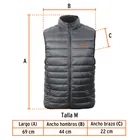 Chaleco de plumas ligero para hombre, gris, G, TRUPER 3