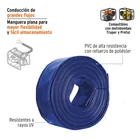 Rollo de manguera plana de 4' x 50m de descarga p/motobomba 2