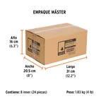 Broca para router, corte en 'V', 1-1/8', TRUPER 7