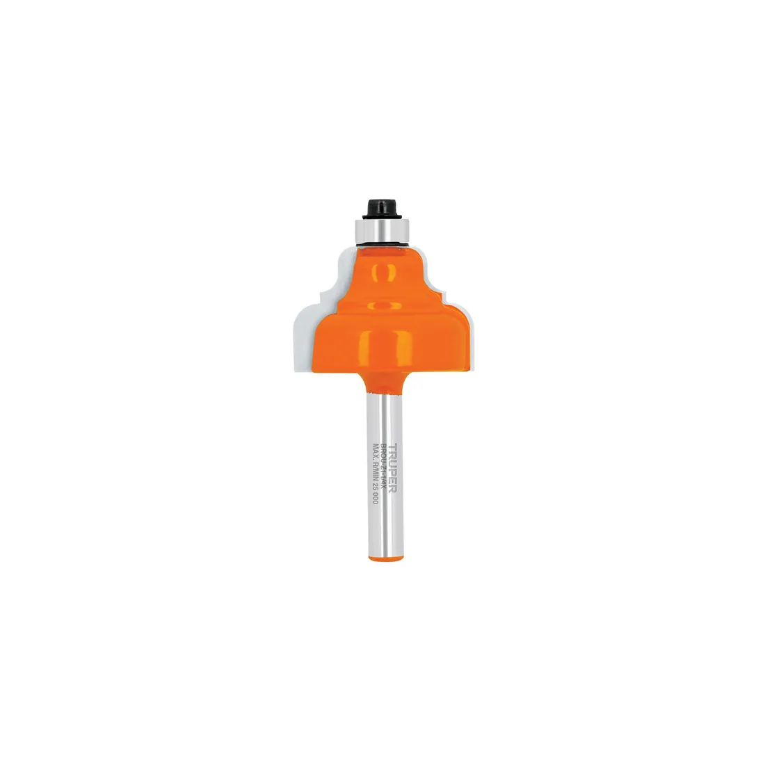 Broca para router, zafiro, 1-1/4', con balero, TRUPER