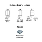Lija de esmeril negra grano 120 de óxido de aluminio, TRUPER 3
