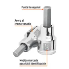 Dado punta hexagonal de 1/2', cuadro 1/2', TRUPER 2
