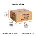 Dado de 1-1/8', 12 puntas, cuadro 1/2', TRUPER 7