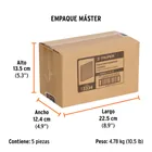 Caja con 1000 grapas corona 7/16' cal. 16, 32mm p/ENNE-160 7