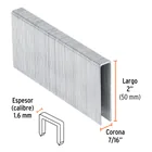 Caja con 1000 grapas corona 7/16' cal. 16, 50mm p/ENNE-160 2