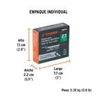 Caja con 10000 clavos calibre 23, 15 mm para CLNE-23, TRUPER 6