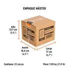 Caja con 10000 clavos calibre 23, 19 mm para CLNE-23, TRUPER 7
