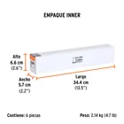 Cincel para azulejo SDS Plus 1-1/2' x 10-1/2', TRUPER 7