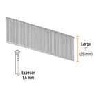 Caja con 2500 clavos calibre 16, 25 mm para CLNE-16, TRUPER 3