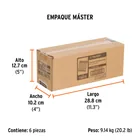 Caja con 2500 clavos calibre 16, 45 mm para CLNE-16, TRUPER 7
