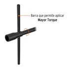 Llave de artillería, 1 x 1-1/8' boca hexagonal, TRUPER 4