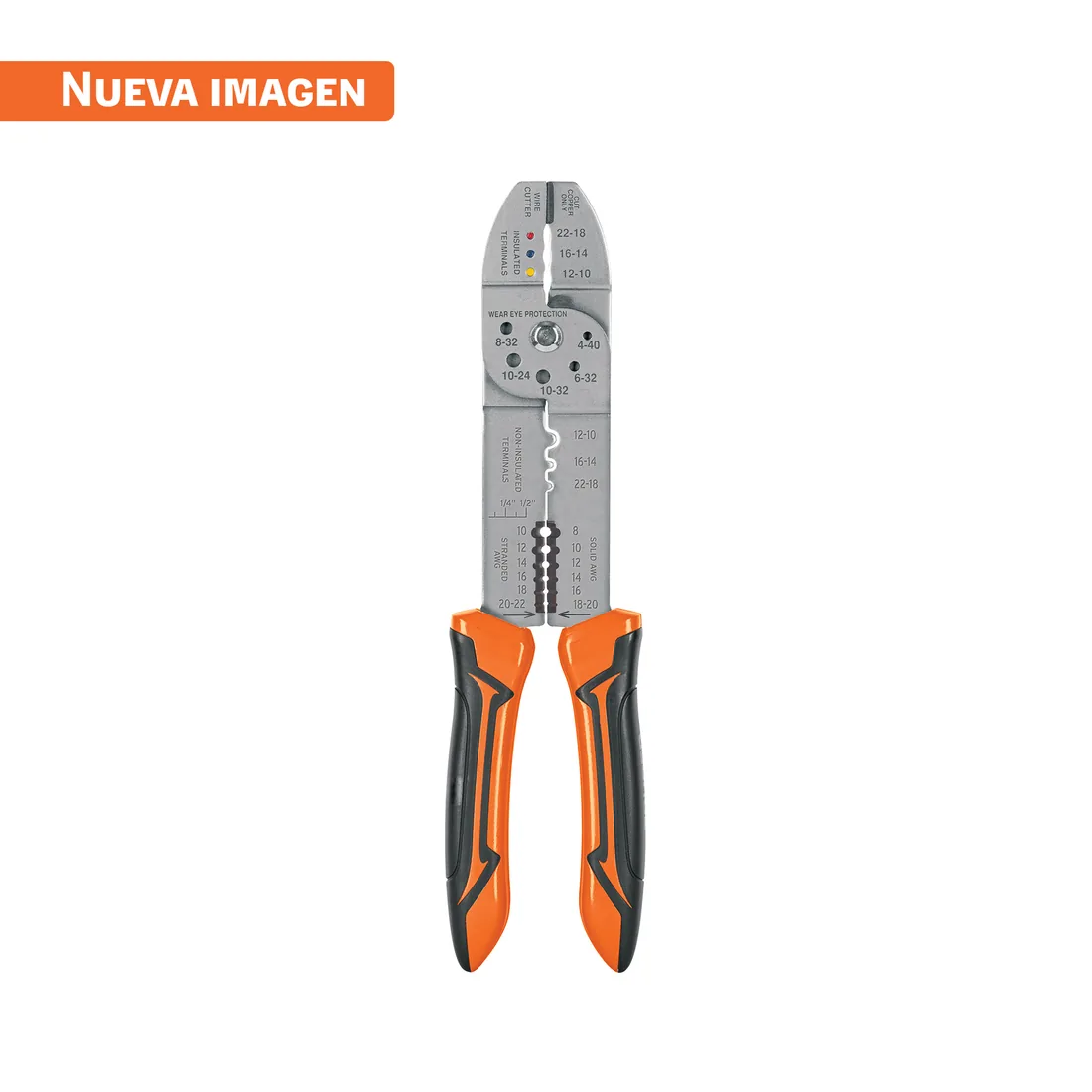 Pinza 10' pela cables, 20 a 10 AWG,TRUPER