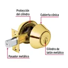 Cerrojo llave-llave, latón brillante,llave tradicional,BASIC 4