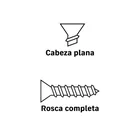 Bolsa 100 pijas para lámina cabeza plana #12 x 2-1/2', FIERO 4