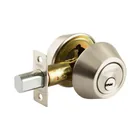 Cerrojo llave-llave níquel satinado, llave puntos, HERMEX 1