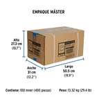 Reducción bushing de PVC 1-1/4 x 1', FOSET 3