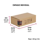 Caja con 100 taquetes arpón de 1/4' x 1-3/4', FIERO 5