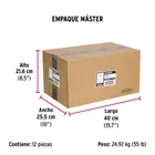 Caja con 100 taquetes arpón de 1/4' x 3-1/4', FIERO 6