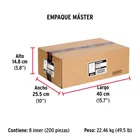 Caja con 25 taquetes arpón de 1/2' x 4-1/4', FIERO 6