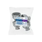 Reducción campana acero galvanizado 1-1/2' x 1/2', FOSET 3