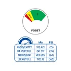 Indicador de nivel de llenado para cilindro de gas, FOSET 4
