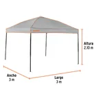 Toldo plegable de 3 x 3 m, TRUPER 4