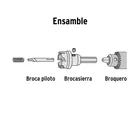 Brocasierra de carburo de tungsteno, 1-1/8', TRUPER 4