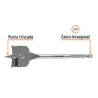 Broca plana de manita 1-1/2' para madera, TRUPER 2