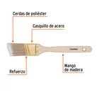 Brocha cerdas sintéticas 1-1/2' corte angular, mango madera 2