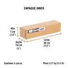 Desarmador cabinet 1/8' x 2-1/2' mango de acetato, TRUPER 5