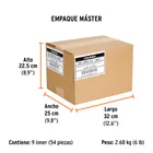 Desarmador cabinet 1/8' x 2-1/2' mango de acetato, TRUPER 6